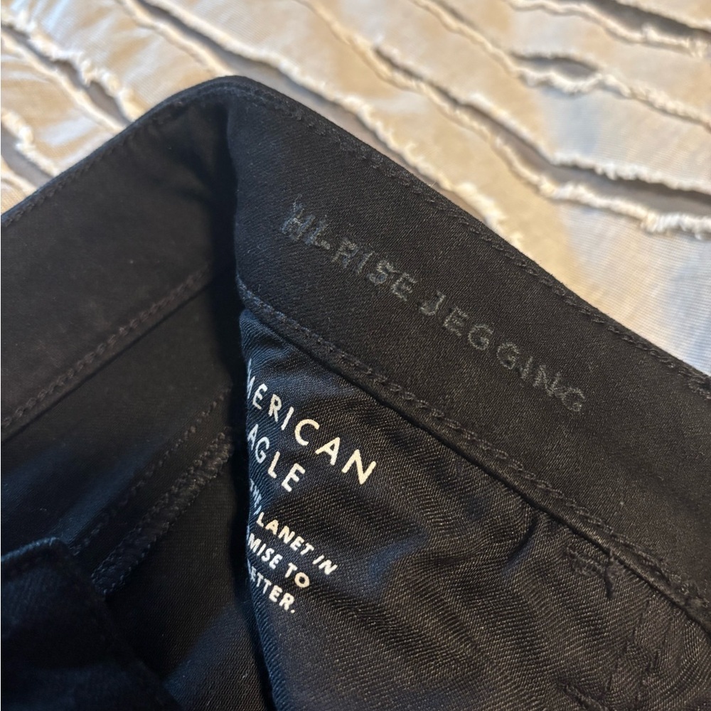 American Eagle Hi Rise Jeggings Size 10 - Picture 2 of 4